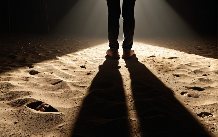 **Image Prompt 1: Individual Healing and Reclaiming Stability**
    A solitary figure, seen from behind, standing firmly on solid, well-lit ground. The ground transitions from fragmented, dark textures (representing past trauma) at the edges of the frame to a stable, glowing surface under their feet. Rays of soft, warm light break through abstract, shadowy elements behind them, illuminating a clear path ahead. The overall mood is one of quiet determination, internal strength, and the beginning of a journey towards peace, subtly hinting at professional guidance through a gentle, almost ethereal, guiding light or abstract hand shape nearby.