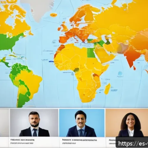 범죄 피해자 보호를 위한 국제 협력 - A detailed illustration of an international crisis response team coordinating across borders via vid...